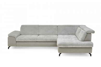 MP-IN25051 von Megapol - Ecksofa rechts silver-stone