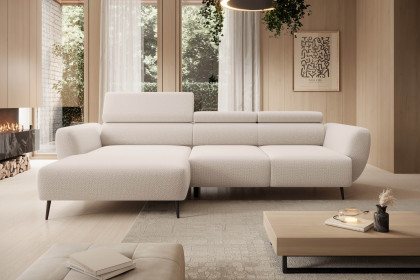 Alisson von WERSAL - Ecksofa Variante links creme