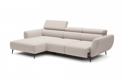 Alisson von WERSAL - Ecksofa Variante links creme