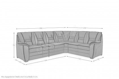 PP-HS13002 von Polipol - Polstergarnitur schoko