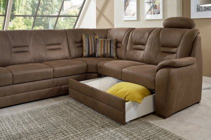 PP-HS13002 von Polipol - Polstergarnitur schoko