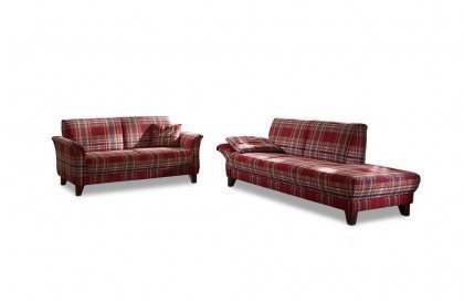 S192 London Classic von Ponsel - Polstergarnitur rot-kariert