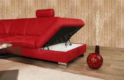 ZE-EM14010 von Zehdenick - Polstergarnitur rot