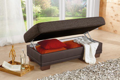 ZE-EM11005 von Zehdenick - Wohnlandschaft rechts nougat-schoko