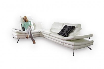 Santiago von PM Oelsa - Ledergarnitur weiß