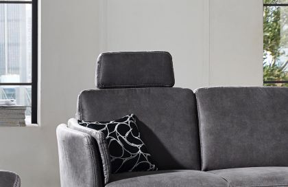 S861 Memphis von Ponsel - Polsterecke rechts anthrazit