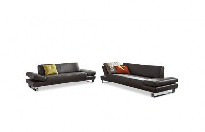 22070 Taboo von Willi Schillig - Ledergarnitur graphite