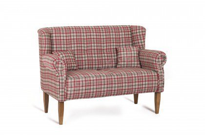 Pavolo von Wohnglücklich - Tischsofa 2-sitzig rot-grün