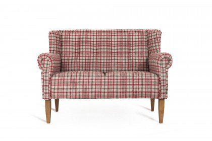 Pavolo von Wohnglücklich - Tischsofa 2-sitzig rot-grün