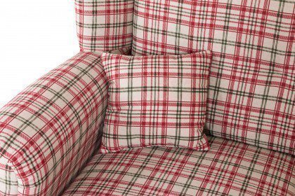 Pavolo von Wohnglücklich - Tischsofa 2-sitzig rot-grün