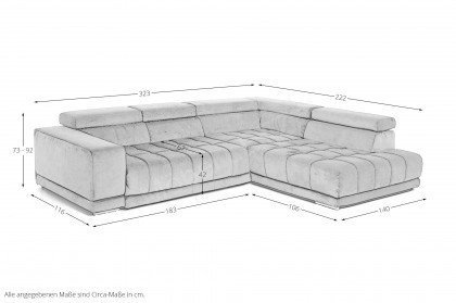 MP-IN15053 von Megapol - Ecksofa moos