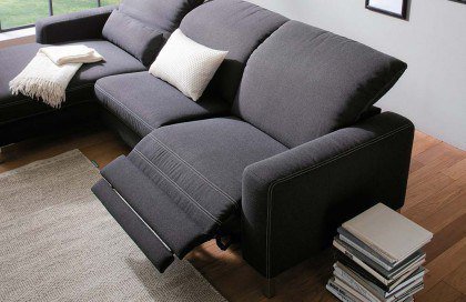 Homely von Candy - Ecksofa Ausführung links anthrazit