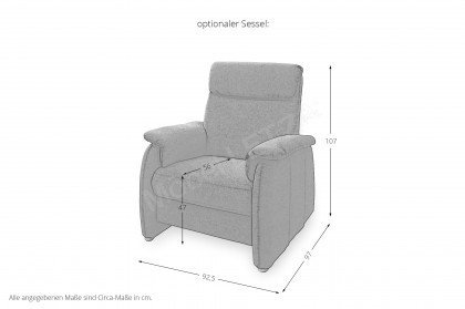 3600 von Carina - Polstergruppe navy