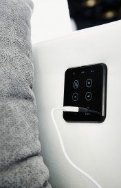 Larido aus der Kollektion Letz - Eckgarnitur rechts grau-weiß