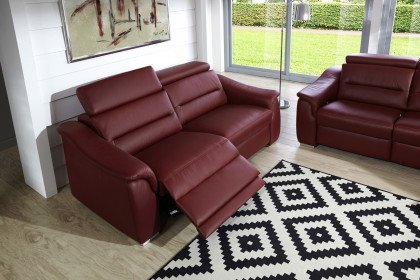 PN-EM15003 von Polinova - Ledersofa brombeer