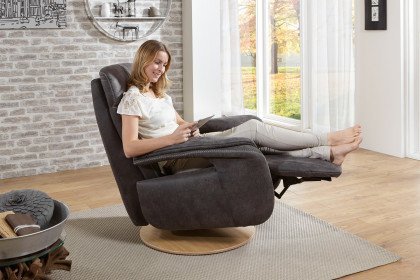 Zehdenick ZE-EM15049 Couch in U-Form inklusvie 2 Kopfstützen in Stoff
