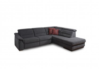 ZE-EM15003 von Zehdenick - Ecksofa grau