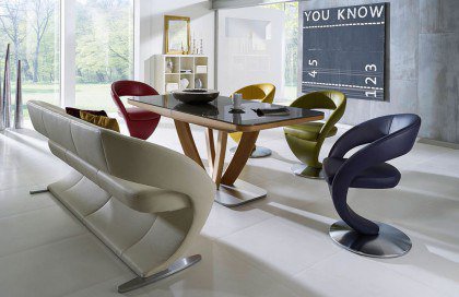 Wave-dining von K+W Polstermöbel