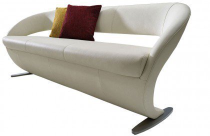 4130 Wave-dining von K+W Formidable Home Collection - Bank Leder weiß