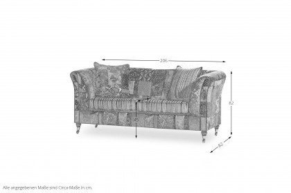 Vintage von Schröno - Einzelsofa Boulevard-Fantasy