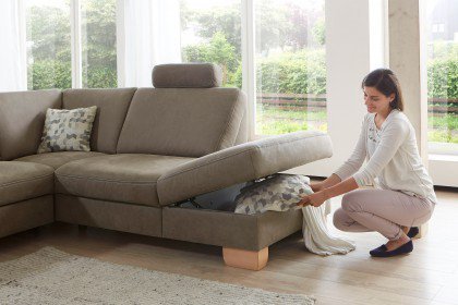 PP-LA15048 von Polipol - Ecksofa Ausführung rechts smoke