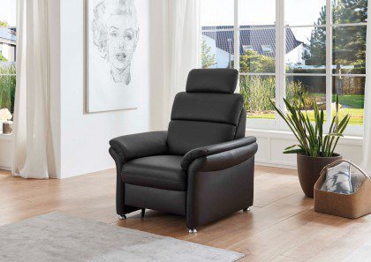 PN-EM16031 von Polinova - Ledergarnitur schwarz