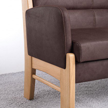 4105 Goby von K+W Polstermöbel - Eckbank braun