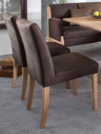 4105 Goby von K+W Polstermöbel - Eckbank braun