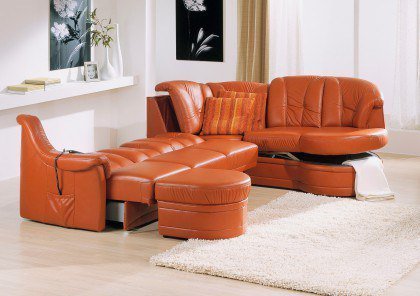 Sandy von PM Oelsa - Ledergarnitur terra