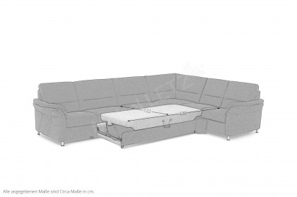 ZE-EM16033 von Zehdenick - Eckgarnitur mocca