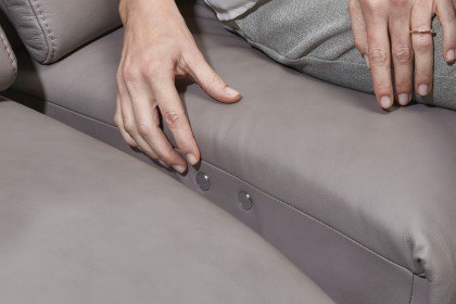 HU-RL16049 von Hukla - Eckgarnitur Ausführung rechts granit