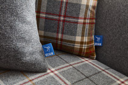 Seefeld Plus von Schröno - Polstergarnitur grau kariert