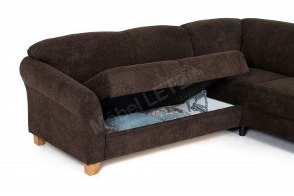 Gotland-LE21 von Sit & More - Polstergarnitur rechts espresso