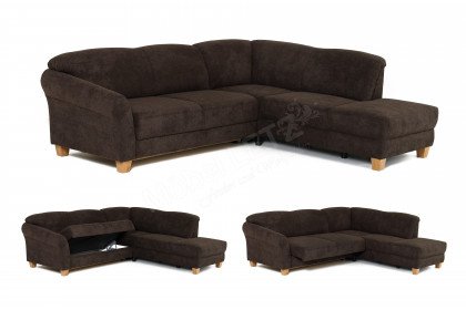 Gotland-LE21 von Sit & More - Polstergarnitur rechts espresso