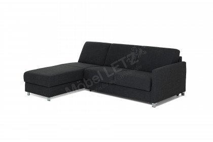 Messina von Bali - Ecksofa mit Schlaffunktion 140 anthrazit links