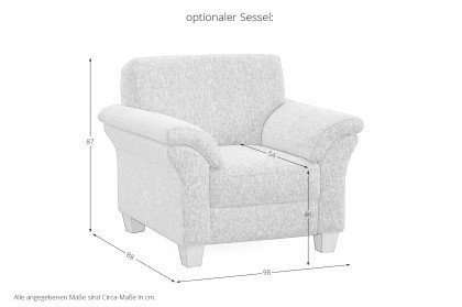 Borkum XC von Sit & More - Polstergruppe natur