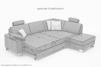 PN-EM15049 von Polinova - Ledersofa nightblue