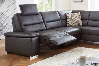 3029-Casa von PM Oelsa - Ledergarnitur anthrazit