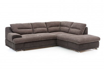 Coast-LE17 von COTTA - Eckgarnitur taupe-charcoal