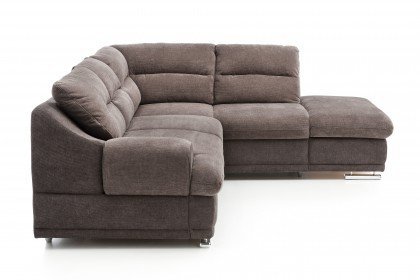 Coast-LE17 von COTTA - Eckgarnitur taupe-charcoal
