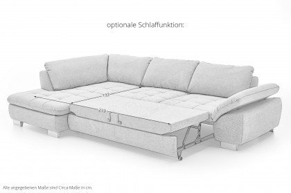 MP-IN14007 von Megapol - Eckgarnitur anthrazit