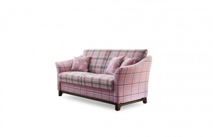 Schwarzensee von Schröno - Sofa lila-grau-kariert