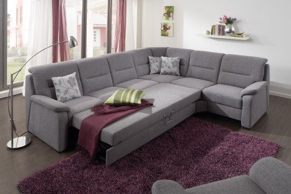 PP-HS10002 von Polipol - Polstergarnitur Ausführung rechts alu