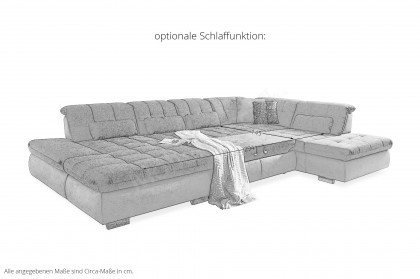 MP-IN17004 von Megapol - XXL-Sofa Ausführung rechts anthrazit-slate