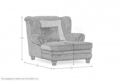 Chalet von GUTMANN - Megaohrensessel braun