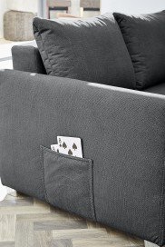 Boomer von Job - Polsterecke Ausführung rechts dunkelgrau