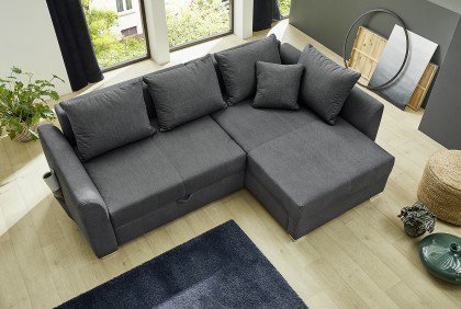Boomer von Job - Polsterecke Ausführung rechts dunkelgrau