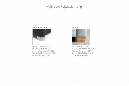 Neapel von Bali - Schlafsofa 140 anthrazit
