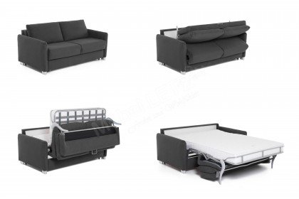 Neapel von Bali - Schlafsofa 140 anthrazit