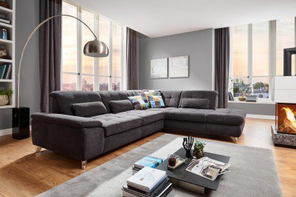 MP-IN18012 von Megapol - Eckgarnitur Variante rechts black